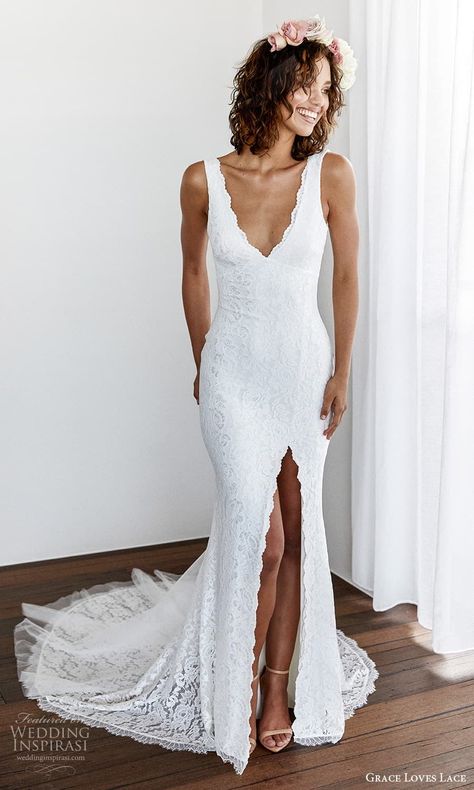 Online Stylist, Grace Love, V Neck Wedding Dress, Grace Loves Lace, Standard Dress, Gowns Online, Lace Wedding Dress, Lace Panelled, Sheer Lace