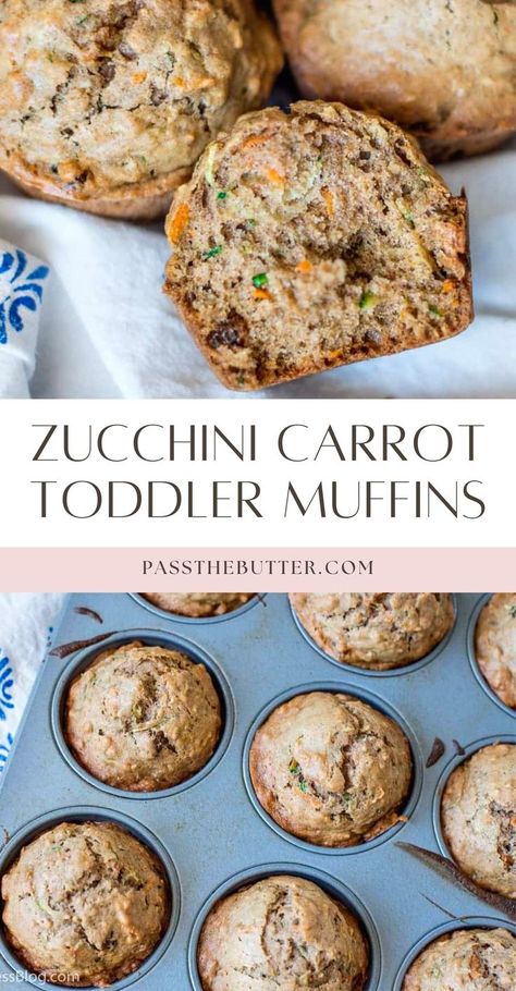 For parents seeking healthy muffins for kids, these no sugar added applesauce muffins are a perfect choice. They are really easy veggie muffins making them ideal busy moms to make. These zucchini and carrot muffins for kids mix nutrition and taste seamlessly, offering a simple way to get more vegetables into your child’s diet without any added sugar. Zucchini And Carrot Muffins, No Sugar Added Applesauce, Muffins For Toddlers, Muffins For Kids, Healthy Muffins For Kids, Zucchini Carrot, Eat More Vegetables, Healthy Veggie, Carrot Muffins