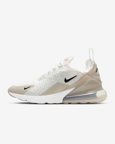 Nike Air Max 270 Women's Shoe. Nike.com Nike Air Max 270 Women, Nike 270, Dr Shoes, Preppy Shoes, All Nike Shoes, Nike Air Shoes, Cute Nike Shoes, Fame Dr, Cute Nikes