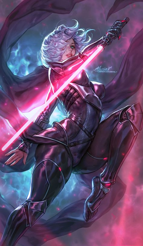 Sabine Wren Art, Star Wars Female Oc, Star Wars Oc Female, Sith Lord Art, Star Wars Sith Female, Sith Inquisitor, Jedi Oc, Jedi Armor, Female Jedi