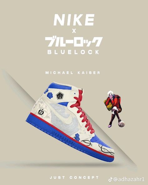 Michael Kaiser, Destiny Game, Custom Shoes Diy, Blue Lovk, All Nike Shoes, Lock Style, Cute Nikes, Blue Block, Cool Outfits For Men