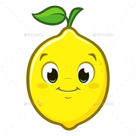 Lemon Pictures Art, Lemon Drawing Easy, Cute Lemon Drawing, Letters Decoration Ideas, Orange Gift Basket, Lemon Cake Recipes, Freeze Lemons, Lemon Cartoon, Lemon Cute