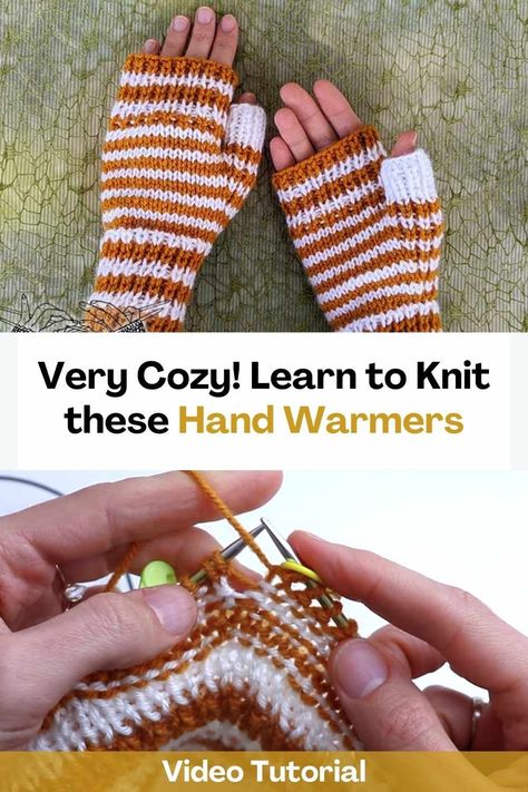 Knitted Hand Warmers, Hand Jive, Hello How Are You, Learn To Knit, Stylish Scarves, Learn How To Knit, How To Knit, Wrist Warmers, Jive