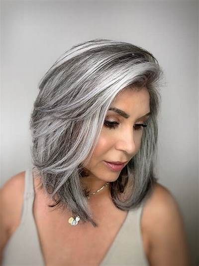 Hair Colorist Jack Martin Shows Hairstyles For Seniors, Grey Hair Looks, Hair Highlights And Lowlights, Grey Hair Styles For Women, Salt And Pepper Hair, Sports Hairstyles, Low Lights Hair, Gray Hair Highlights, Glossy Hair