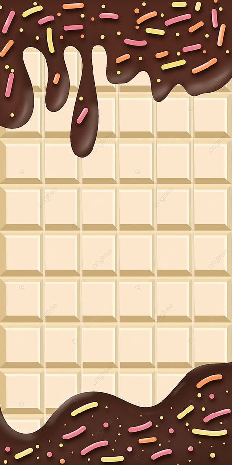 Chocolate Background Design, Chocolate Wallpaper Cute, Sweets Background, Dessert Wallpaper, Wallpaper Chocolate, Dessert Background, Chocolate Images, Background Chocolate, Chocolate Vector