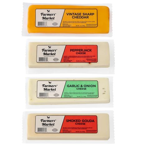 Amazon.com : Farmers' Market Wisconsin Specialty Cheese Blocks, Includes 4 Different Specialty Flavors, Shelf Stable Cheese Assortment, Cheese Gift for Father's Day, Husband, Son, Grandpa, Perfect for Cheese Lovers : Grocery & Gourmet Food Cheese Assortment, Cheese Block, Cheese Gifts, Smoked Gouda, Pepper Jack Cheese, Pepper Jack, Cheese Lover, Food Safety, Food 52