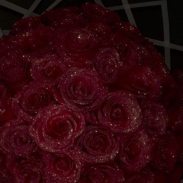 Fleur Luxe on Instagram Roses Glitter, Hot Pink Glitter, Hot Pink Roses, Glitter Roses, Pink Glitter, Birmingham, Pink Roses, Florist, Hot Pink