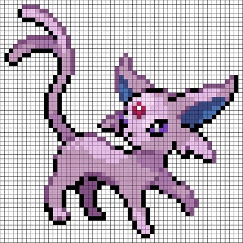 Alakazam Pokemon, Espeon Pokemon, Pattern Pixel Art, Pokemon Pixel Art, Friendship Band, Pokemon Perler, Pokemon Pixel, Pokemon Cross Stitch, Pokemon Bead