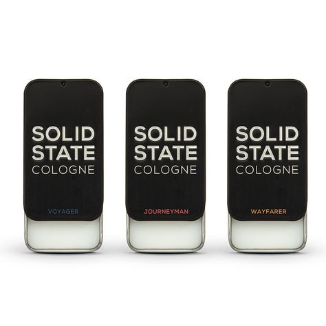 New Wax Based Colognes from Solid StateEssential Homme Magazine: Solid Perfume Packaging, Mehendi Decor Ideas, Solid Cologne, Solid Fragrance, Mehendi Decor, Discovery Box, Pod Design, Makeup Package, Perfume Packaging