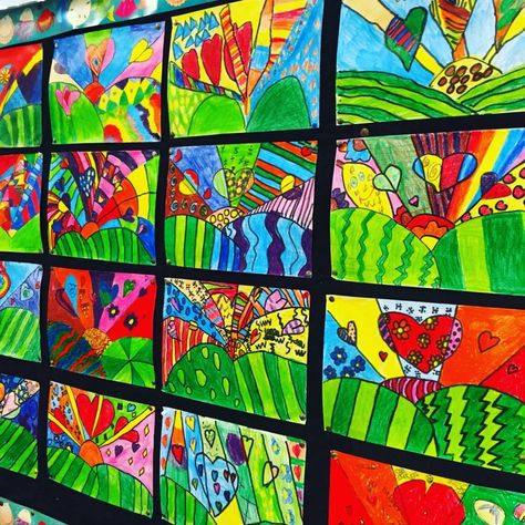 Romero Britto Inspired Art Activities for Kids: Join the Happy Art Movement | Teach Starter Brazil Art Projects For Kids, Romero Britto Art Projects For Kids, Artist Inspired Art For Kids, Romero Britto Art Lesson, Romero Britto Art, Britto Art, Brazil Art, 3rd Grade Art, Art Projects For Kids