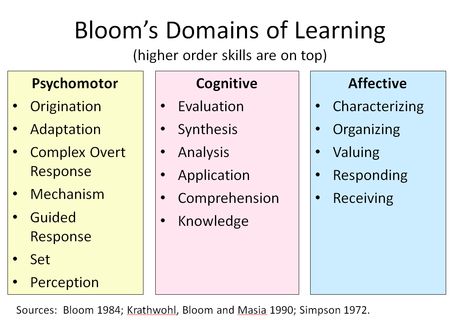 Domains Of Learning, Cognitive Domain, College Lectures, Higher Order Thinking, Learning Goals, Cognitive Development, Learning Strategies, Learning Styles, Self Improvement Tips