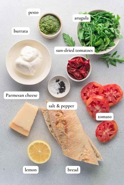 Burrata Sandwich, Sandwich With Pesto, Pesto Sandwich Recipe, Pesto Sandwich, Healthy Sandwich Recipes, Cheese Sandwich Recipes, Burrata Cheese, Lemon Bread, Grilled Sandwich