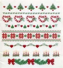 christmas border cross stitch - Google Search Christmas Needlework, Cross Stitch Boarders, Christmas Borders, Cross Stitch Border Pattern, Christmas Border, Xmas Cross Stitch, Mini Cross Stitch, Cross Stitch Borders, Crochet Borders