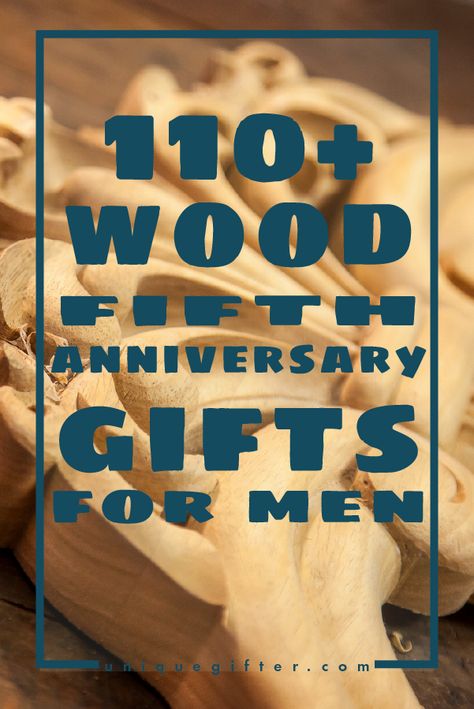 We're already ready to celebrate our fifth anniversary, wow. This list of wood 5th anniversary gifts for men was ridiculously helpful, you need to read it! Coming up with gift ideas for my husband can be tricky, this website has helped me so many times now. With over 100 ideas, I knew I would find the perfect gift for him that still worked for my budget and I did. Wooden Gifts For Men, 5th Anniversary Gift Ideas, Second Year Anniversary Gift, 4th Year Anniversary Gifts, Wooden Anniversary Gift, Anniversary Gifts For Men, 5th Wedding Anniversary Gift, Fifth Anniversary, Homemade Anniversary Gifts