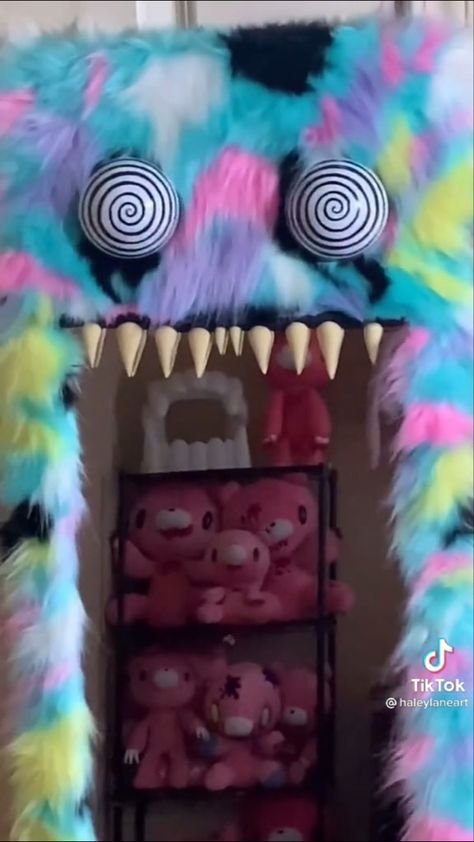 Fuzzy Mirror, Monster Bathroom, Planet Room, Monster Mirror, Jj House, Halloween Tea Party, Pinterest Shop, Emo Pictures, College Bedroom