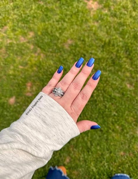 Blueberry Blast over Til the Glitter End 💙 Direct sunlight Color Street Blueberry Blast, Color Street Blueberry Blast Combo, Blueberry Blast Color Street, Nails At Home, Color Street Nails, Color Street, Gorgeous Nails, Blue Nails, Blue Green