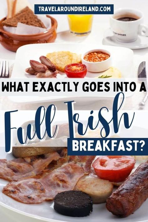 Traditional Irish Breakfast: What Is It and Where Did It Come From? Irish Breakfast Recipes, Irish Fries, Ulster Fry, Traditional Irish Breakfast, Full Irish Breakfast, Irish Cuisine, Irish Breakfast, Irish Butter, Irish Food