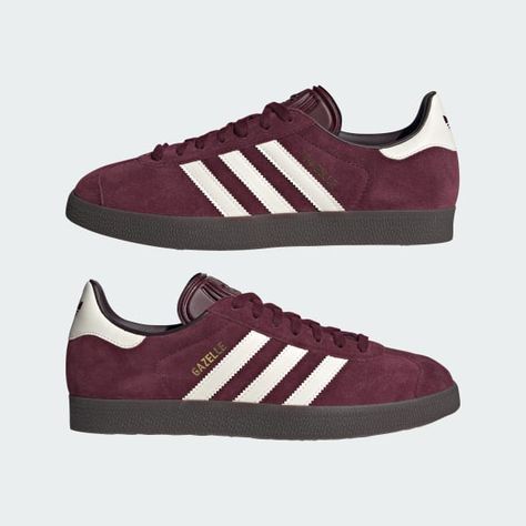 Burgundy Gazelle Outfit, Adidas Samba Maroon, Burgundy Gazelle, Adidas Gazelle Outfit, Burgundy Adidas, Adidas Gazelle Shoes, Gazelle Adidas, Gazelle Shoes, Off White Shop