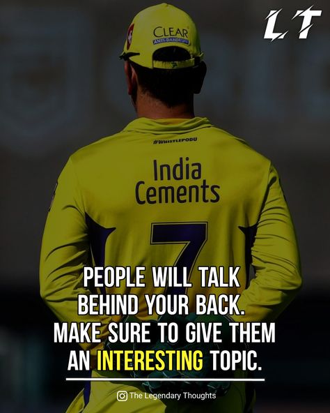 Ms Dhoni Thoughts, Cricket Motivation Wallpaper, Cricket Quotes Inspirational, Dhoni Quotes Inspirational, Csk Forever, Msd Quotes, Cricket Motivation, Motivational Dp, Dhoni Quotes