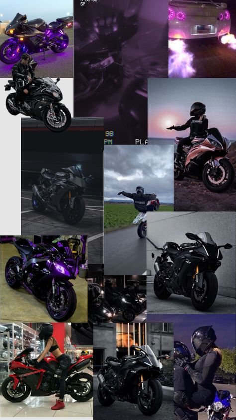 R6 Wallpaper, Moto Wallpapers, Purple Bike, Motorcycle Couple, Biker Photography, Moto Yamaha, Motos Yamaha, Motocross Love, Image Moto