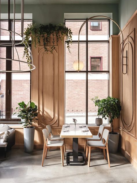 The Y Restaurant in Moscow Channels Retro and Contemporary, Global and Local - Metropolis Santa Camera, New York Studio, Culinary Experience, Modern Restaurant, Private Dining Room, Cafe Interior Design, Salou, Design Del Prodotto, Restaurant Interior Design