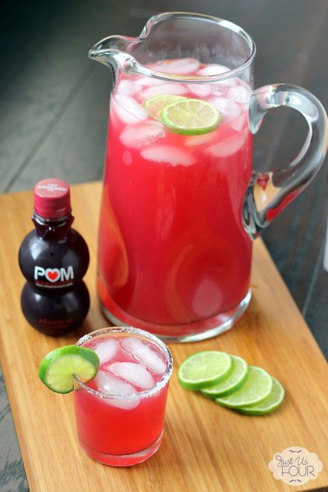 Cocktails for a Crowd: 12 Pitcher Drinks for Your Next Party 7 Pomegranate Margarita Recipe, Pomegranate Margaritas, Margarita Pitcher, Summer Drinks Alcohol Recipes, Suburban Kitchen, Pomegranate Margarita, Pitcher Drinks, Frozen Limeade, Summer Drinks Alcohol