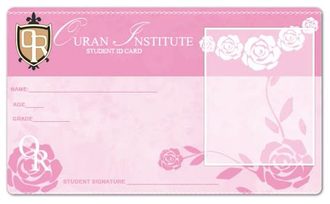 Blank Ouran Academy ID card Ouran Academy, Highschool Host Club, Ouran Highschool Host Club, School Id, Ouran Highschool, Ouran Host Club, Id Card Template, High School Host Club, Ouran High School Host Club