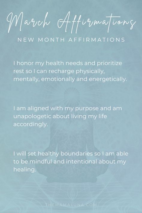 march affirmations 2021 Beginning Of The Month Affirmations, March Affirmation Quotes, New Month Positive Affirmations, New Month Manifestation, New Month Intentions, Intentions For The Month, March Intentions, March Energy, March Affirmations