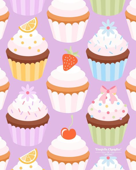 Have a little something sweet 🧁 A cute cupcake pattern to make your day a little sweeter! I thought it would be a fun entry for the #myfavoritethings24 art challenge prompt “food or drink” hosted by @theinkingrose @createdbyginny @jag.ink @threeologie @best.wiishes Which cupcake would you pick? Cupcake Pattern, Cute Cupcake, Cute Cupcakes, Print Collage, Drawing Challenge, Art Challenge, Something Sweet, Food Illustrations, Surface Pattern Design