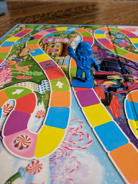 Chutes and Ladders and Candy Land as play therapy Candy Land Therapy Game, Candyland Therapy Game, Play Therapy Interventions, Candyland Games, Emotions Game, Feelings Games, Play Therapy Activities, Group Therapy Activities, Conversation Skills