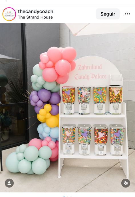 Candy Party Table, Candy Booth, Candy Store Design, Sweet 16 Candy, Candy Corner, Teacher Corner, Candy Wall, Birthday Decor Ideas, Luxury Candy