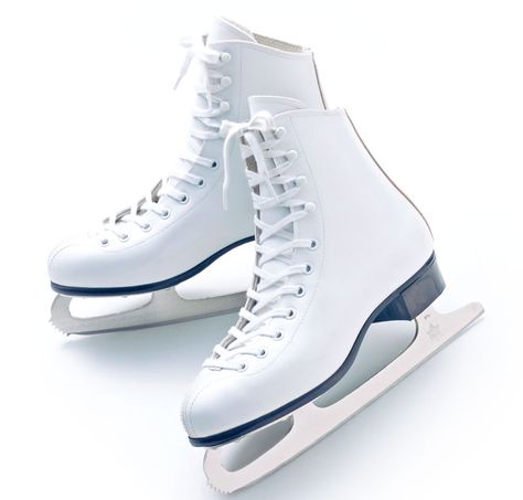 Ice Skating Shoes Aesthetic, Ice Skates Aesthetic, Figure Skating Shoes, Ice Skate Shoes, Ice Skating Shoes, Ice Shoes, White Ice Skates, Figure Skating Bag, Skating Outfit