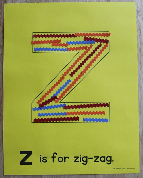 Letter Z Activities For Preschool, Letter Z Crafts, Letter C Activities, Preschool Letter Crafts, Abc Crafts, Preschool Projects, Crafts Preschool, Alphabet Practice, Activities For Preschool