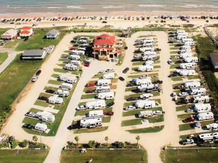 Rv Park Layout, Surfside Beach Texas, Teardrop Trailer Camping, Park Layout, Florida Campgrounds, Resort Restaurant, Resort Photos, Southern Travel, Rv Parks And Campgrounds