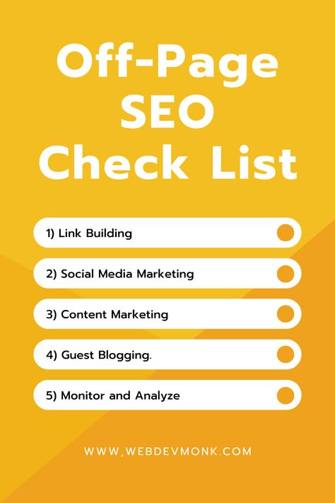 off-page-seo-check-list Off Page Seo, Seo Backlinks, Programming Tutorial, Seo Specialist, Seo Techniques, Web Traffic, Guest Blogging, Search Engines, Link Building