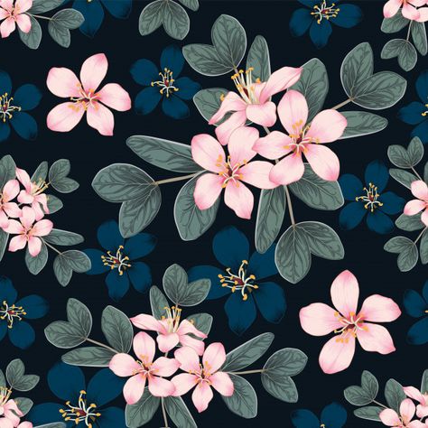 Floral Drawing Design, Floral Print Wallpaper, Flower Print Pattern, Fabric Print Design, Flower Texture, Print Design Pattern, Flower Pattern Design, Textile Pattern Design, Floral Drawing