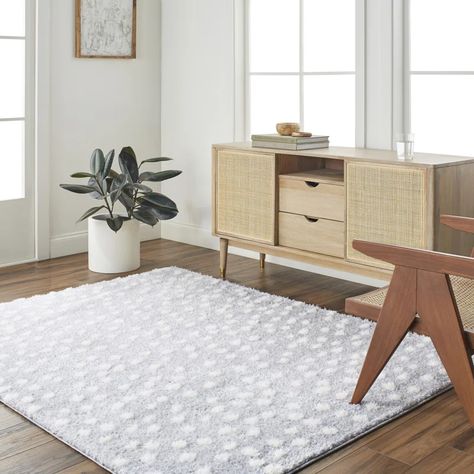 Wade Logan® Harrisonburg Shag/Pink Area Rug & Reviews | Wayfair Bedroom Area Rug, Transitional Area Rugs, Hand Knotted Rug, Modern Room, Knotted Rug, Contemporary Area Rugs, White Rug, Indoor Area Rugs, Traditional Rugs