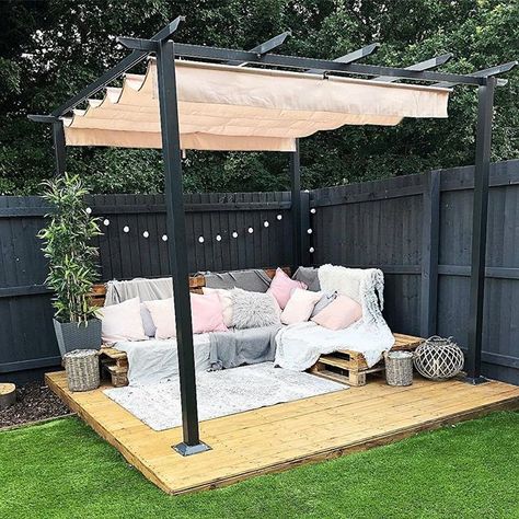 Diy Gazebo Ideas Cheap, Instead Of But, Diy Gazebo Ideas, Diy Gazebo, Gazebo Ideas, Backyard Seating Area, Outdoor Gazebo, Backyard Seating, Back Garden Design