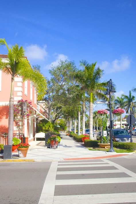 Beach Town Aesthetic, Pastel Buildings, Vero Beach Florida, Waterfront Restaurant, Community Park, Anna Maria Island, Old Florida, Vero Beach, Coastal Towns