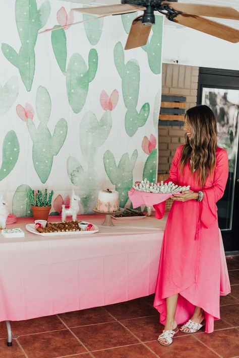 Cactus And Llama Birthday Party, Taco Bout Two Birthday, Taco Twosday Birthday Girl, Taco Twosday Birthday Party, Twosday Birthday Party, Taco Twosday Birthday, Third Birthday Girl, Cactus Party Decor, Cactus Birthday