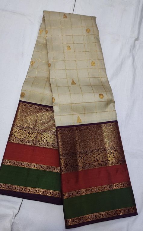 Dhare Saree, Saree Combination, Saree Colors, Saree Color Combinations, Elegant Sarees, Engagement Saree, Saree Kanchipuram, Kanchi Sarees, Sarees For Girls