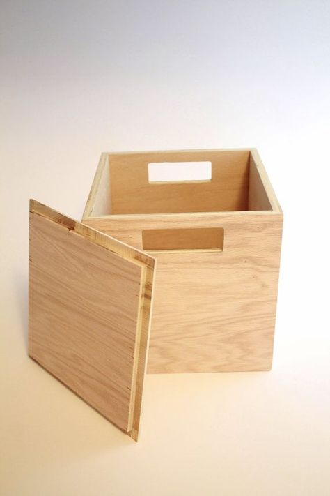 Small Storage Box, Diy Wood Box With Lid, Box Organization Storage, Baby Toy Storage, Wooden Box Diy, Small Wood Box, Wooden Box With Lid, Small Storage Boxes, Storage Box With Lid