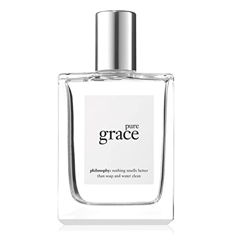 philosophy pure grace eau de toilette - crisp & clean women's perfume - with notes of water lily, leafy greens & musk - luxury perfume for women - long lasting fragrance Pure Grace Perfume, Grace Perfume, Philosophy Pure Grace, Clean Perfume, Clean Fragrance, Firming Cream, Perfume Design, Clean Scents, Fragrance Spray