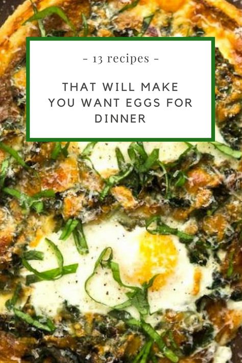 13 Recipes That Will Make You Want Eggs For Dinner Dinner Egg Recipes, Eggs For Dinner, Egg Recipes For Dinner, Egg Lunch, Eggs Dinner, Flip The Script, Brunch Eggs, Potato Dinner, Best Dinner