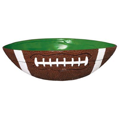 Amscan Large Football 112 fl oz. Serving Bowl Super Bowl Trivia, Football Centerpieces, Football Party Supplies, Party Bowls, Football Birthday Party, Football Cake, Football Decorations, Super Bowl Sunday, Football Birthday