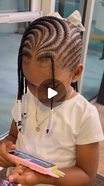 ✨ Precious kids ✨ on Instagram: "Londyn 🤍😍. If I have to do after hours she’s the ideal client ! Wash/blow out and new braids ! Total of four hours with no complaints 🙌🏾🥹 . FREESTYLE MOHAWK *kiddie Extensions*   • • • • • miramarhairstylist #miramarbraider ##miramarkidbraider #browardbraider #browardkidsbraids #browardbraids #browardhairbraider #miamihairstylist #miamikidbraider #miamibraids #miamikidhairbraider #pompanokidsbraider #pompanobraider #kidfriendlystyles #kidfriendlybraids" Quick Kiddie Hairstyles, Braid Mohawk Black Hair Kids, Kid Braids With Beads, Braided Mohawk Black Hair Kids, Kids Braided Mohawk, Mohawk Braids For Kids, Back To School Hairstyles For Kids, Braided Mohawk Black Hair, Mohawk Braid Styles