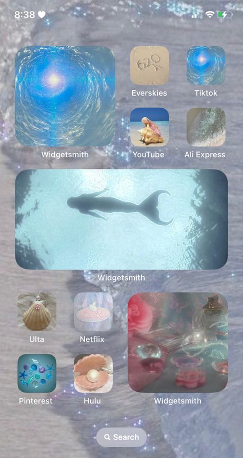 Mermaid Core Homescreen, Mermaid Phone Theme, Mermaid Core Aesthetic Wallpaper, Sirencore Wallpaper, Mermaid Homescreen, Siren Core Wallpaper, H20 Wallpaper, Mermaid Core Wallpaper, Mermaid Aesthetic Wallpaper