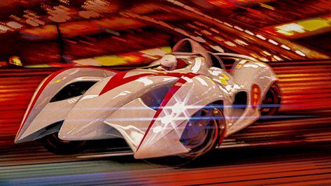 Speed Racer Movie Wallpaper, Speed Racer Wallpaper Iphone, Speed Racer Aesthetic, Speed Racer Wallpaper, Speed Racer Movie, Speed Racer Car, Tv Cars, Automotive Artwork, Custom Cafe Racer