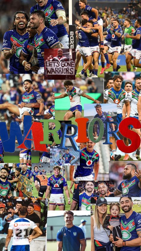 one nz warriors 💙💚❤️ #vintage #cool #nrl #nz #warriors Nrl Warriors, 90s Rappers, Rugby Boys, Warriors Wallpaper, Rugby Players, Rugby League, Flower Phone Wallpaper, Apple Wallpaper, Android Wallpaper