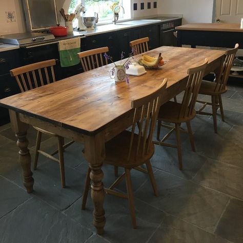 Farmhouse Dining Tables, Rustic Farmhouse Dining Table, Simple Dining Table, Farmhouse Dining Room Table, Farmhouse Tables, Pine Dining Table, Reclaimed Wood Dining Table, Farmhouse Kitchen Tables, Farmhouse Dining Chairs